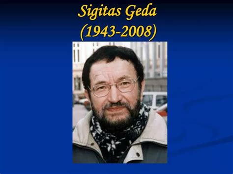 Sigitas Geda jaunystėje