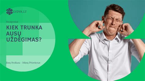 Simptomų palyginimas: ūminis ir lėtinis otitas