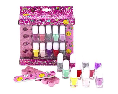 vaikiškų nagų lakų spalvų įvairovė