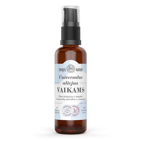 Vaikų eterinių aliejų linijos produktai