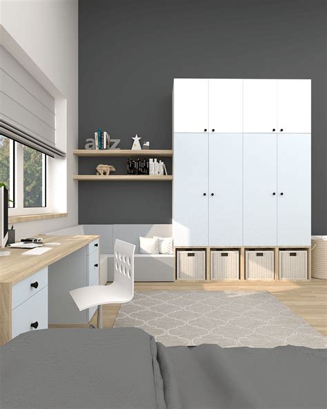 modulinė vaiko kambario baldų sistema