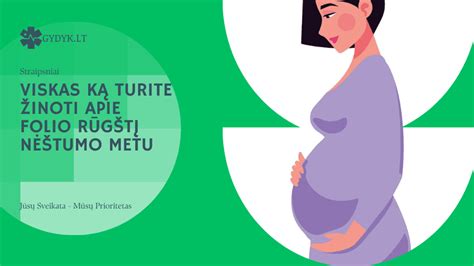 Nėščioji vartoja folio rūgštį