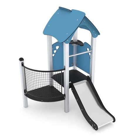 vaikiškas sporto kompleksas su čiuožykla