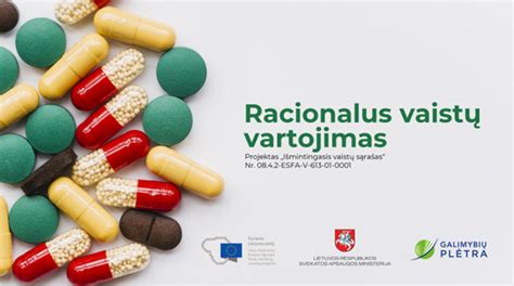 atsakingas vaistų vartojimas