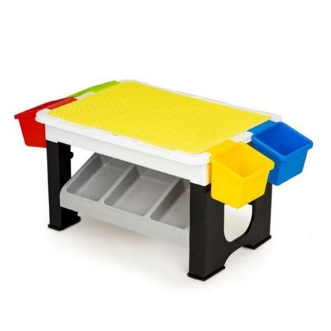 Vaikiškas LEGO staliukas su integruotais skyreliais