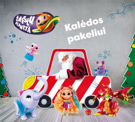 Kalėdinis vaikų žaislų asortimentas