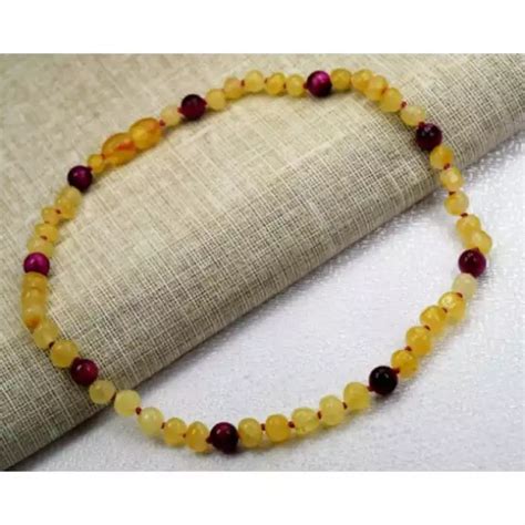 Gintariniai karoliai ir apyrankės vaikams