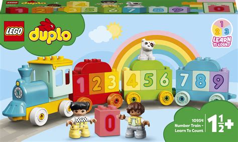 Lego Duplo skaičių traukinio rinkinys su skaičiais ant vagonų