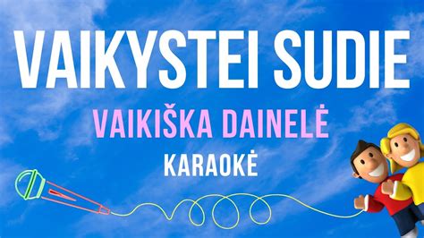 vaikiškos karaoke dainelės