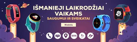 Lentelė su palyginamaisiais GPS laikrodžių vaikams parametrais