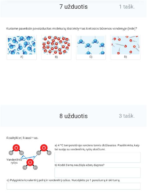 Molekulių judėjimas vandenyje
