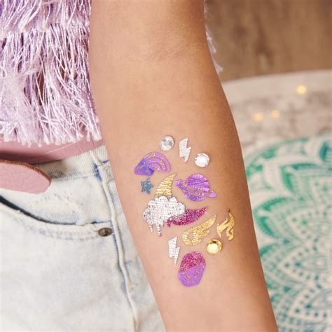 Blizgančios tatuiruotės rinkinys