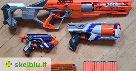 NERF šautuvų asortimentas