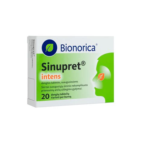 Sinupret tabletės: sudėtis ir vartojimas