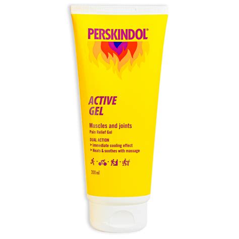 Pakuotės nuotrauka su Perskindol Active Gel