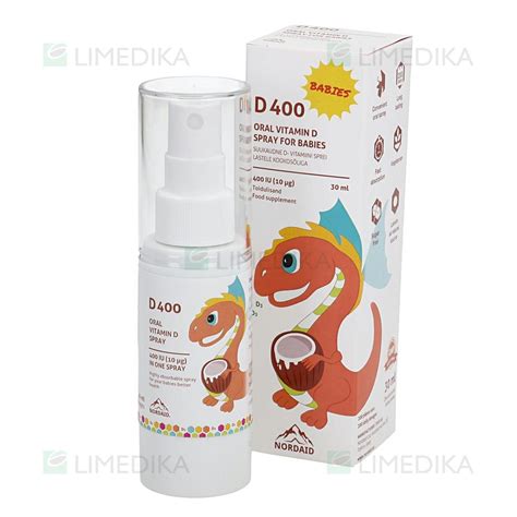 Nordaid Babies D400 MCT purškiamas vitaminas D3