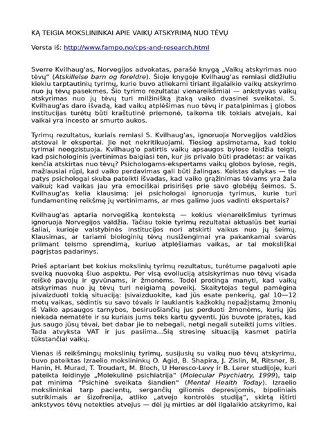 Moksliniai tyrimai apie aborto pasekmes sveikatai