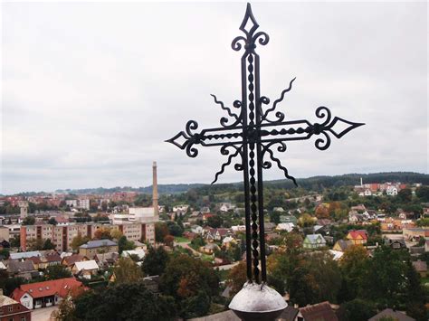 Anykščių Šv. apaštalo evangelisto Mato bažnyčios bokštas ir panorama