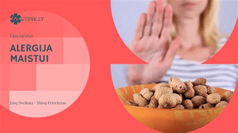 Infografika: Alergijos maistui simptomai ir ką daryti