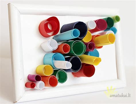 Gyvūnai iš popierinių ritinėlių