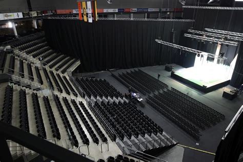 Šiaulių arena miuziklo renginio metu