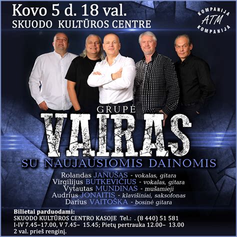Grupės „Vairas“ koncertas