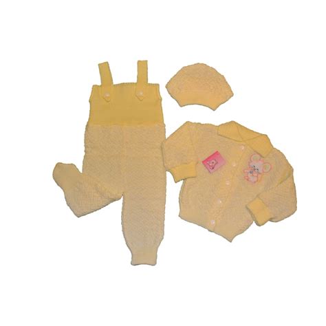 Baigtas megztas vaikiškas komplektas