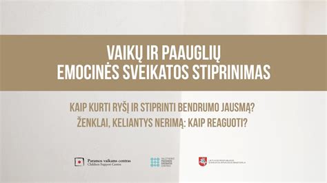 vaikų emocinės sveikatos statistika