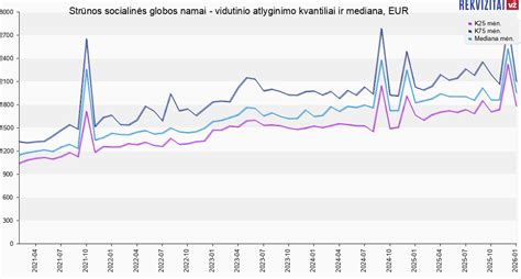 Statistika: Atlyginimų pasiskirstymas socialinės globos sektoriuje