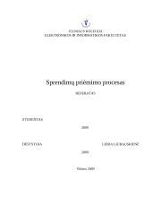 Sprendimų priėmimo ir informavimo apie išmokas procesas