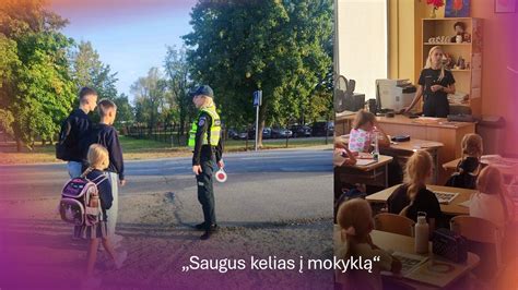 Saugus kelias į mokyklą žemėlapyje