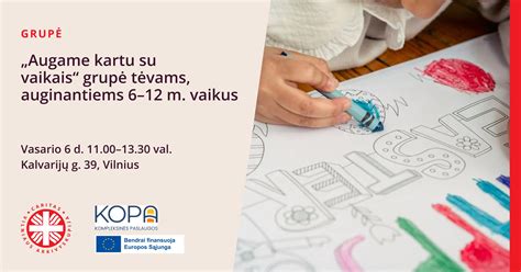 Kūrybinė grupė su vaikais