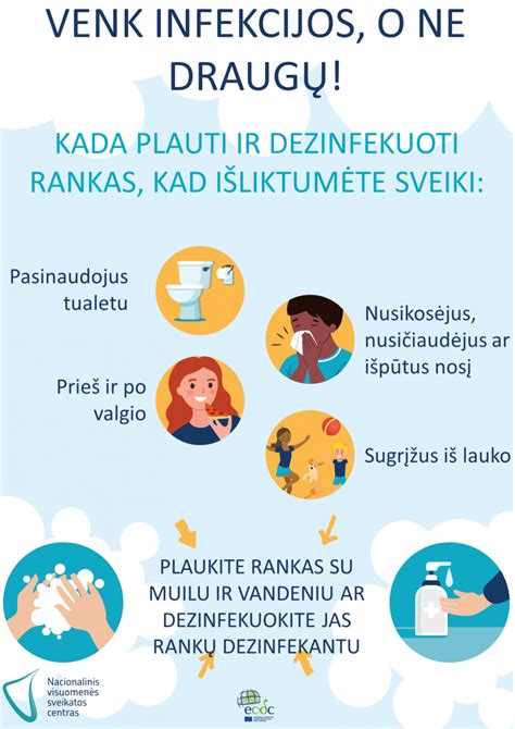 Infografika apie higienos svarbą auginant kūdikį