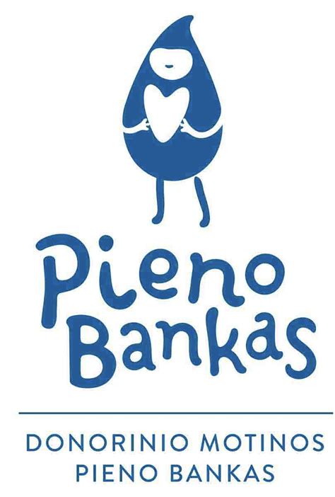 Donorinio motinos pieno banko veiklos schema