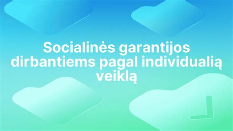 socialinės garantijos tėvams