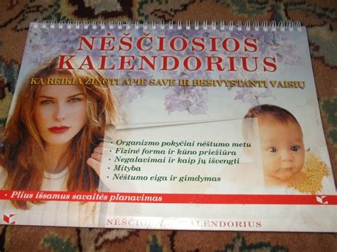 Nėščiosios kalendorius ir svarbiausi etapai