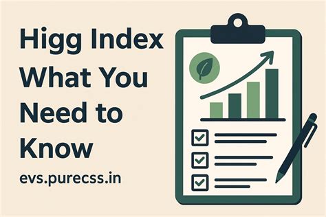 Higg Index paaiškinimas