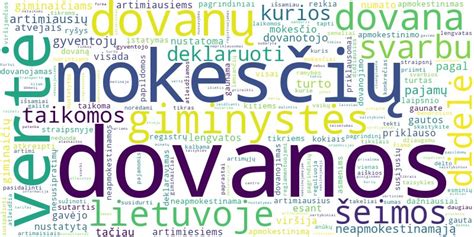 Schema, kaip apmokestinamos dovanos Lietuvoje