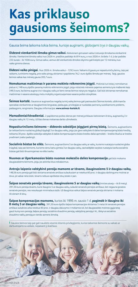 Teisinės apsaugos priemonės darbuotojams auginantiems vaikus