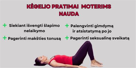 Kegelio pratimų iliustracija