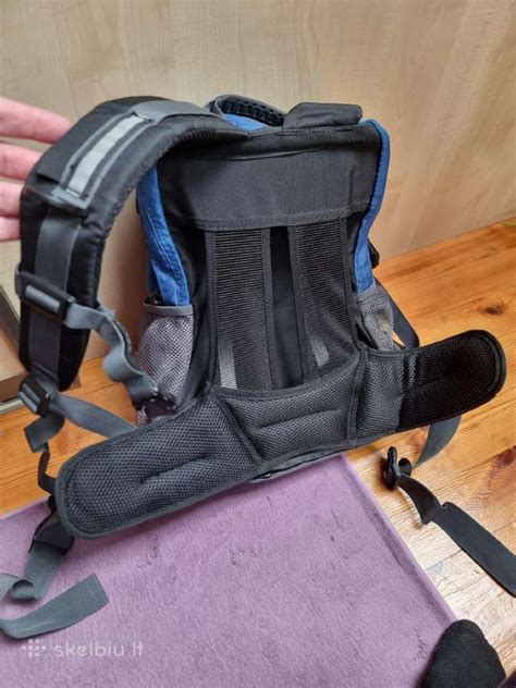 ergonomiška kuprinės nugara ir petnešos