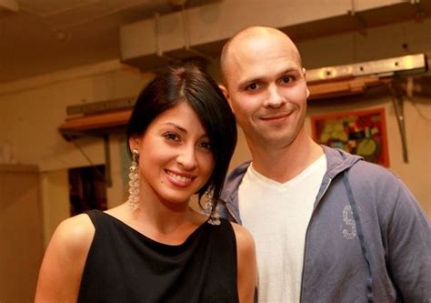 Nuotrauka su pora, Šorena Džaniašvili ir Audrius Bružas