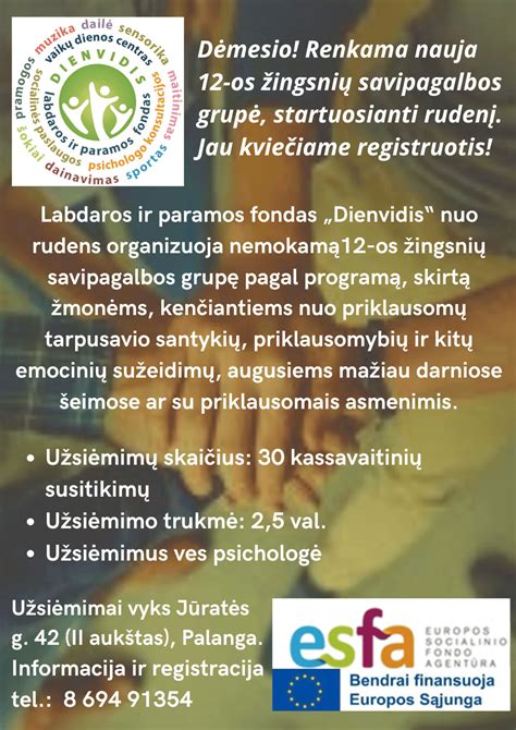 Infografika: 12 žingsnių programa