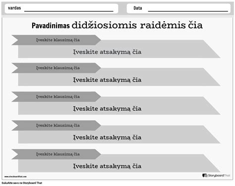 Didžiųjų raidžių taisyklių lentelė