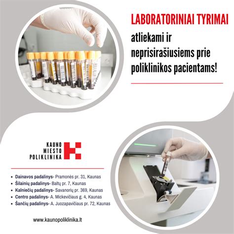 Nėščiųjų priežiūra ir tyrimai laboratorijoje