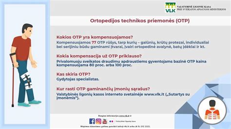 Lentelė su ortopedijos technikos priemonėmis po gimdymo