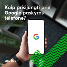 „Google“ paskyros nustatymų ekranas su asmeninės informacijos skiltimi