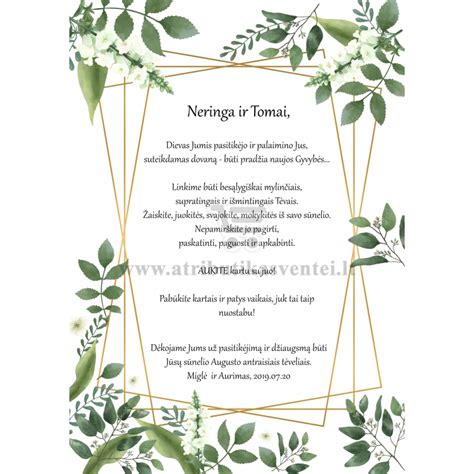 Krikšto tėvų pareigų schema