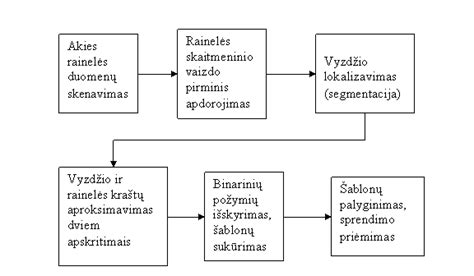 Geltos požymių atpažinimo schema