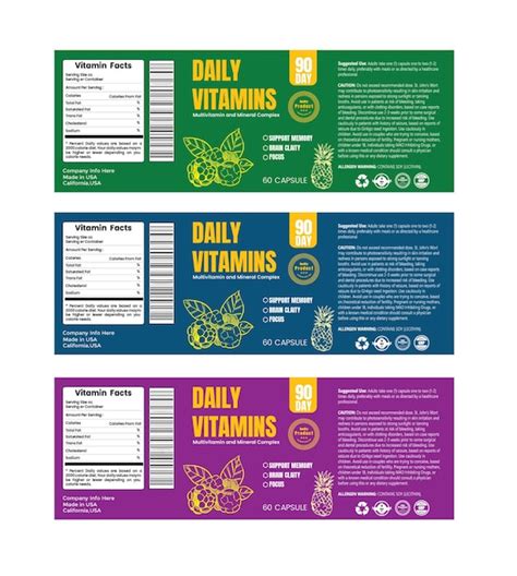 prenatalinių vitaminų etiketės tyrimas